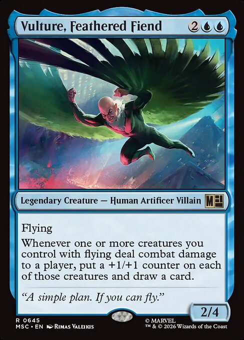 Vulture, Feathered Fiend - Commander: Marvel Super Heroes