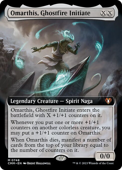 Omarthis, Ghostfire Initiate (Extended Art) - Commander Masters