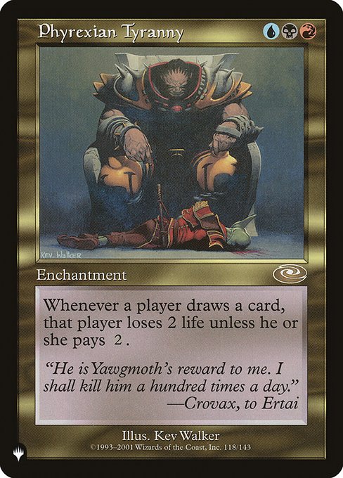 Phyrexian Tyranny - The List Reprints
