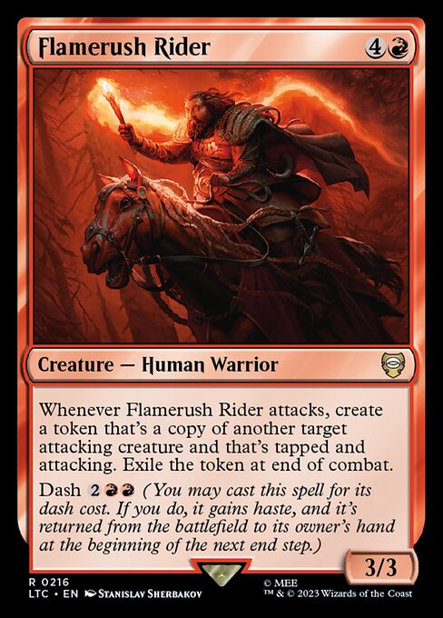 Flamerush Rider - Commander: The Lord of the Rings: Tales of Middle-earth