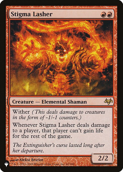 Stigma Lasher - The List Reprints