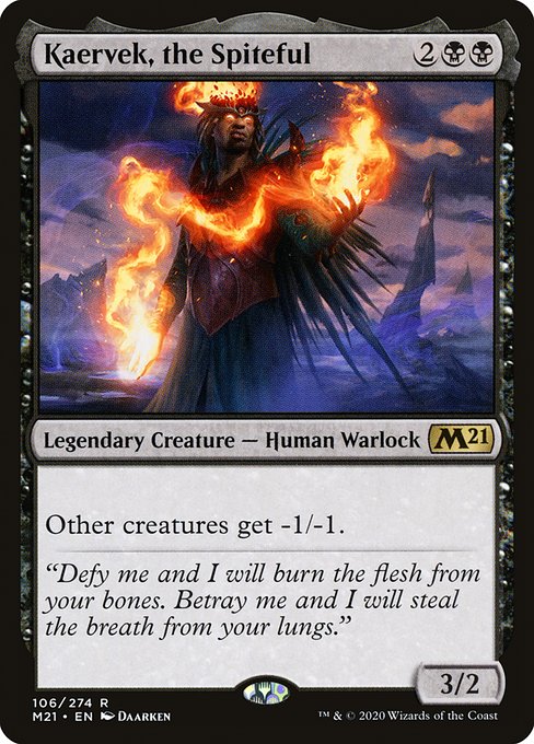 Kaervek, the Spiteful (Foil) - Core Set 2021
