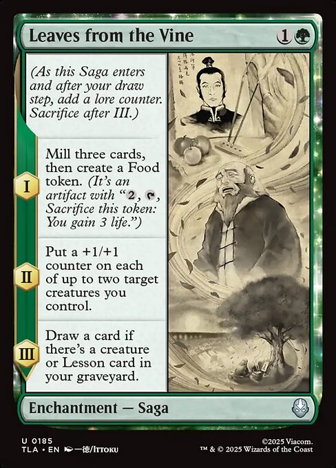 Leaves from the Vine (Foil) - Avatar: The Last Airbender