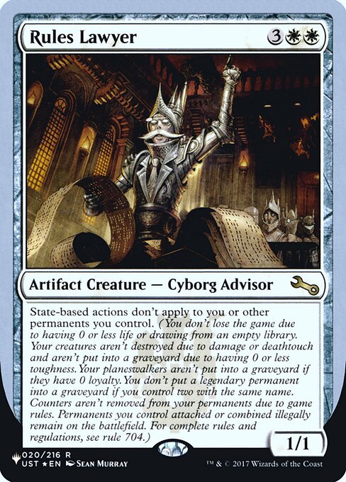 Rules Lawyer (Foil) - The List Reprints