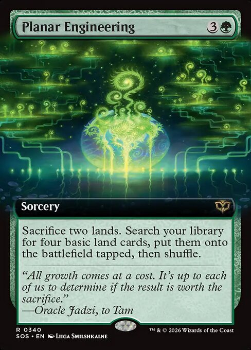 Planar Engineering (Extended Art) (Foil) - Secrets of Strixhaven