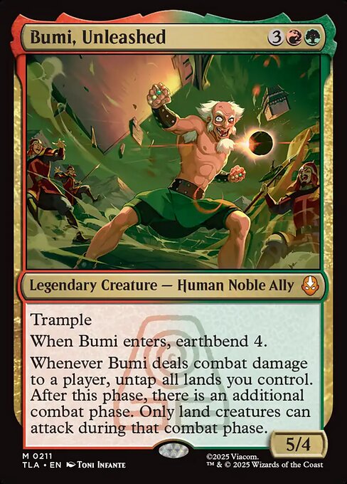 Bumi, Unleashed - Avatar: The Last Airbender