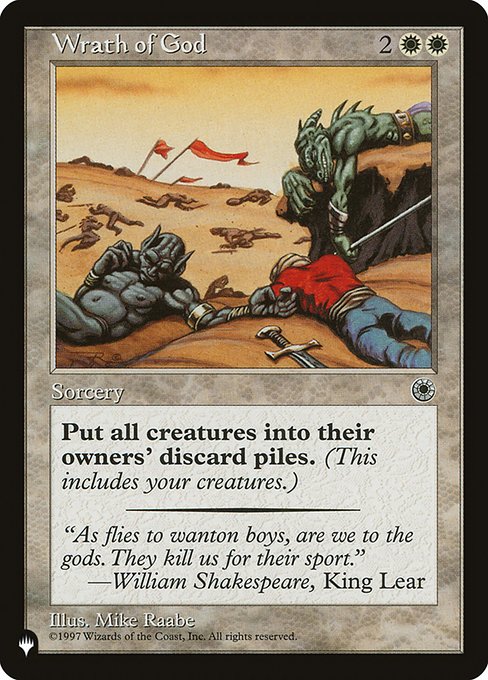 Wrath of God - The List Reprints