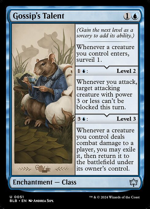 Gossip's Talent (Foil) - Bloomburrow