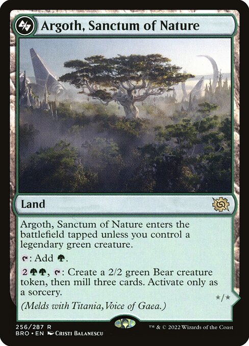 Argoth, Sanctum of Nature (Foil) - The Brothers' War