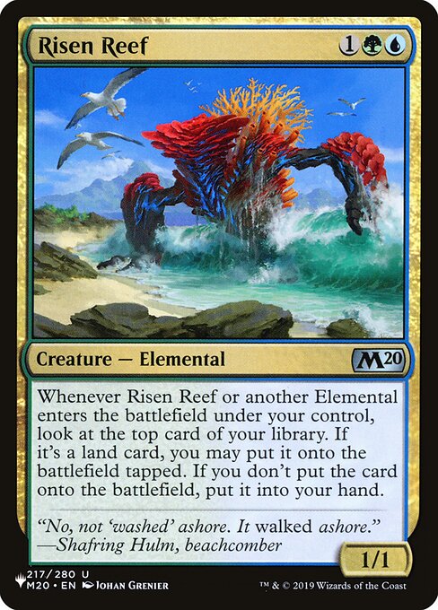 Risen Reef - The List Reprints