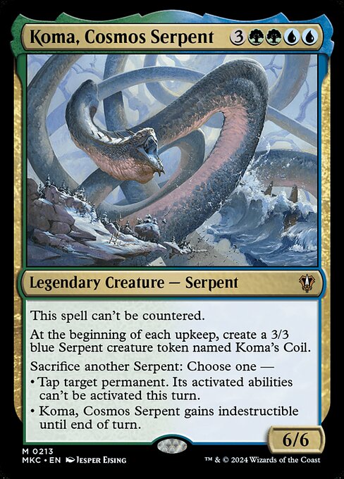 Koma, Cosmos Serpent - Commander: Murders at Karlov Manor