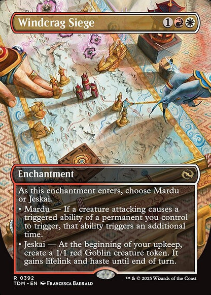 Windcrag Siege (Borderless) - Tarkir: Dragonstorm