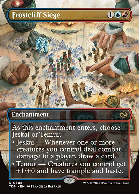 Frostcliff Siege (Borderless) (Foil) - Tarkir: Dragonstorm