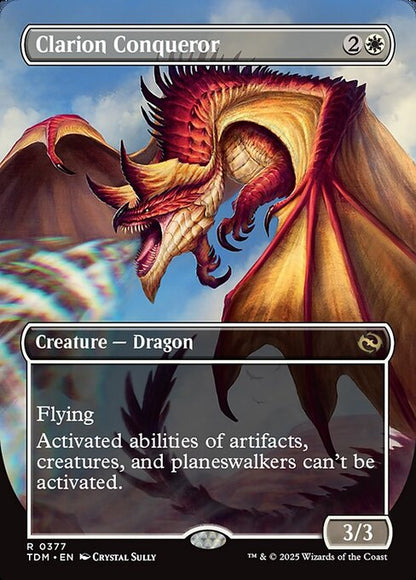 Clarion Conqueror (Borderless) - Tarkir: Dragonstorm