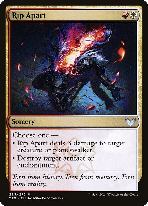 Rip Apart (Foil) - Strixhaven: School of Mages