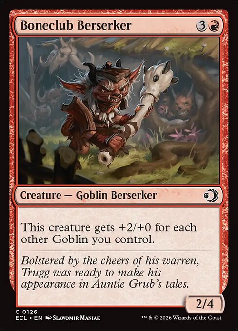 Boneclub Berserker - Lorwyn Eclipsed