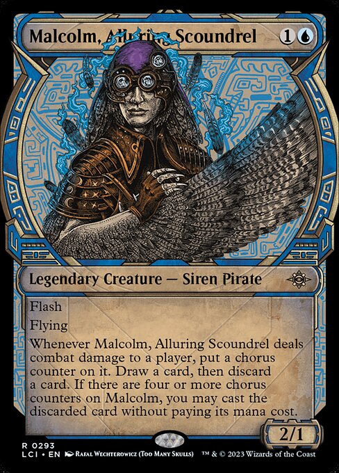 Malcolm, Alluring Scoundrel (Showcase) - The Lost Caverns of Ixalan