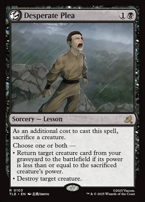 Desperate Plea (Foil) - Avatar: The Last Airbender: Eternal-Legal