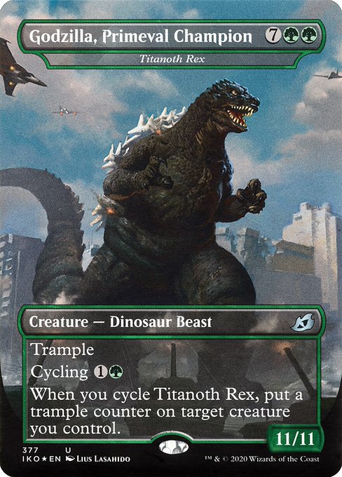 Godzilla, Primeval Champion - Titanoth Rex - Ikoria: Lair of Behemoths
