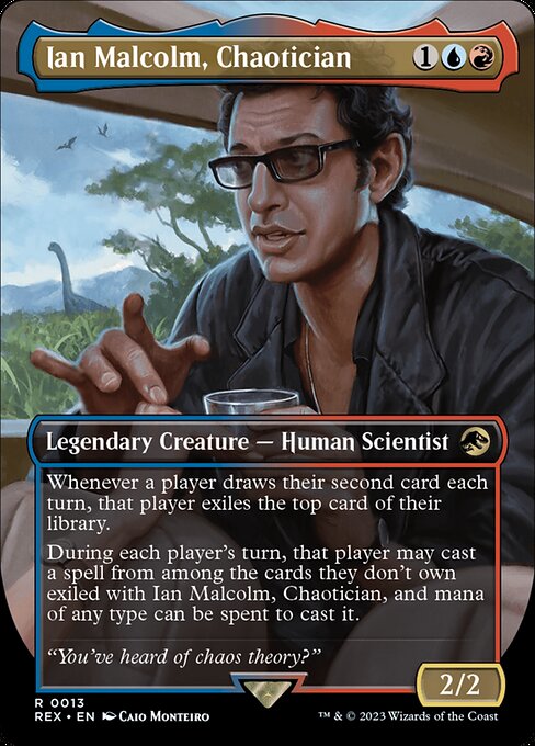 Ian Malcolm, Chaotician (Borderless) - Universes Beyond: Jurassic World Collection