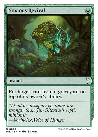 Noxious Revival (White Border) - Mystery Booster 2