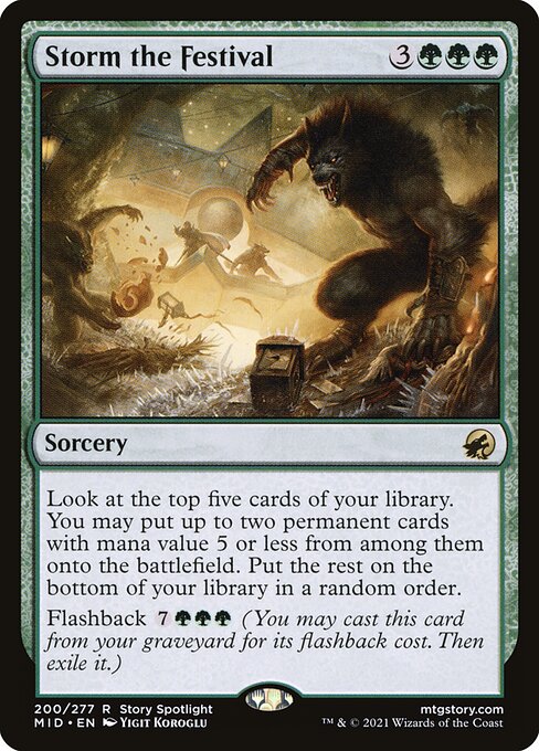 Storm the Festival (Foil) - Innistrad: Midnight Hunt