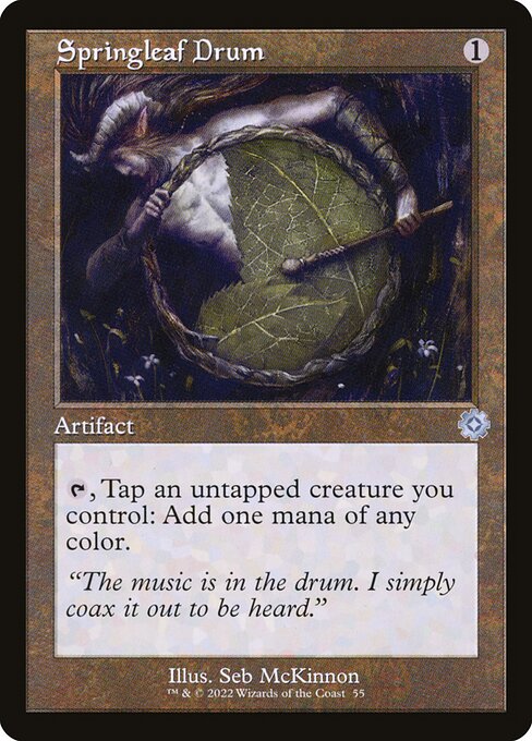 Springleaf Drum - The Brothers' War: Retro Frame Artifacts