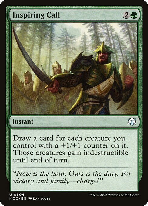 Inspiring Call - Commander: March of the Machine