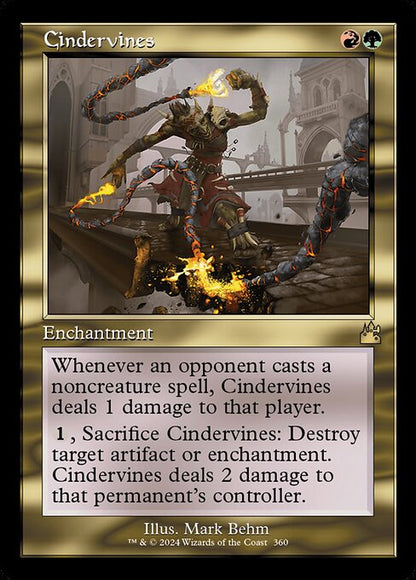 Cindervines (Retro Frame) - Ravnica Remastered
