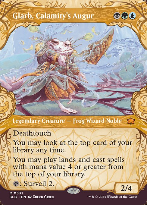 Glarb, Calamity's Augur (Showcase) - Bloomburrow