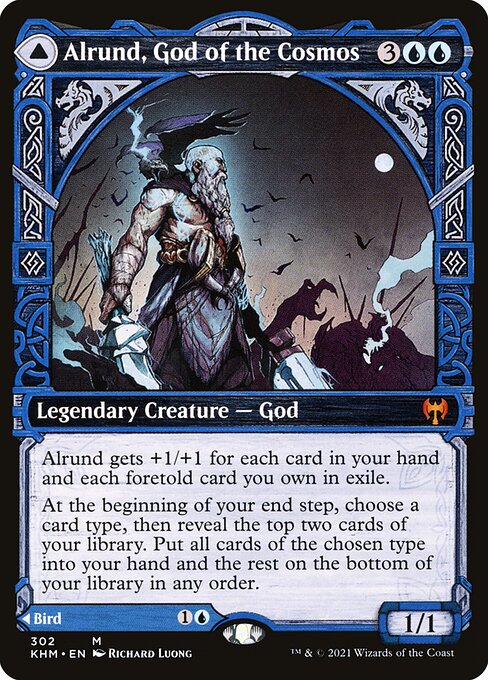Alrund, God of the Cosmos (Showcase) - Kaldheim