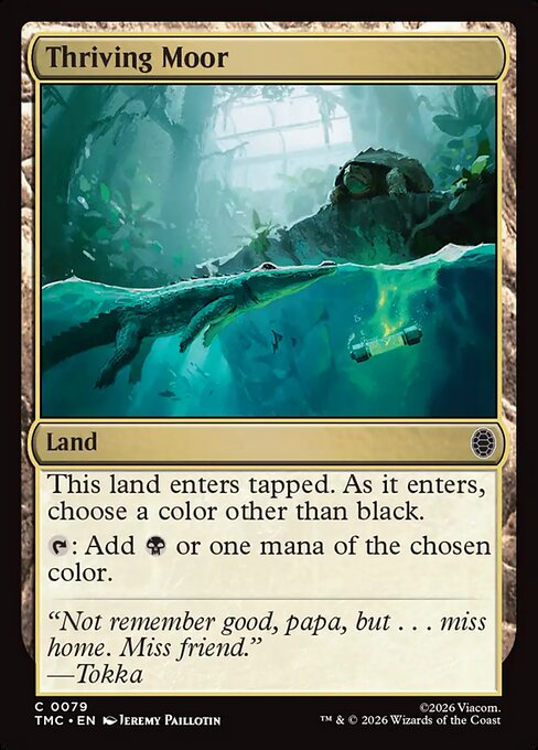 Thriving Moor (Foil) - Commander: Teenage Mutant Ninja Turtles