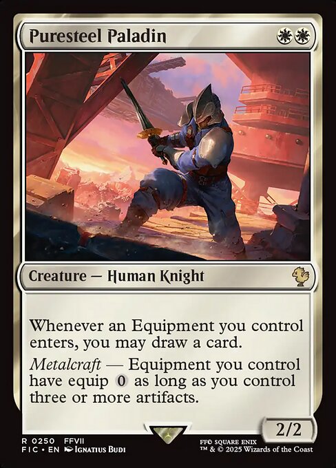 Puresteel Paladin - Commander: FINAL FANTASY