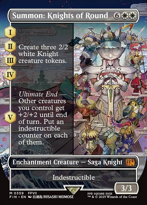 Summon: Knights of Round (Borderless) - FINAL FANTASY