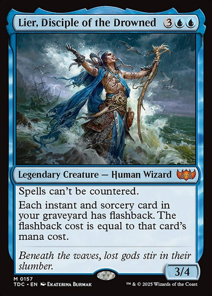 Lier, Disciple of the Drowned - Commander: Tarkir: Dragonstorm