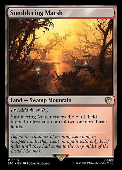 Smoldering Marsh - Commander: The Lord of the Rings: Tales of Middle-earth