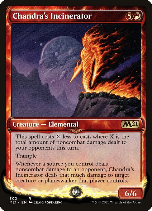 Chandra's Incinerator (Foil) - Core Set 2021