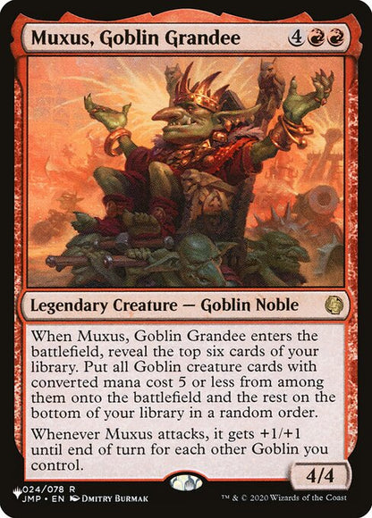 Muxus, Goblin Grandee - The List Reprints