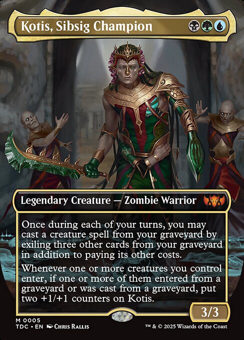 Kotis, Sibsig Champion (Borderless) - Commander: Tarkir: Dragonstorm