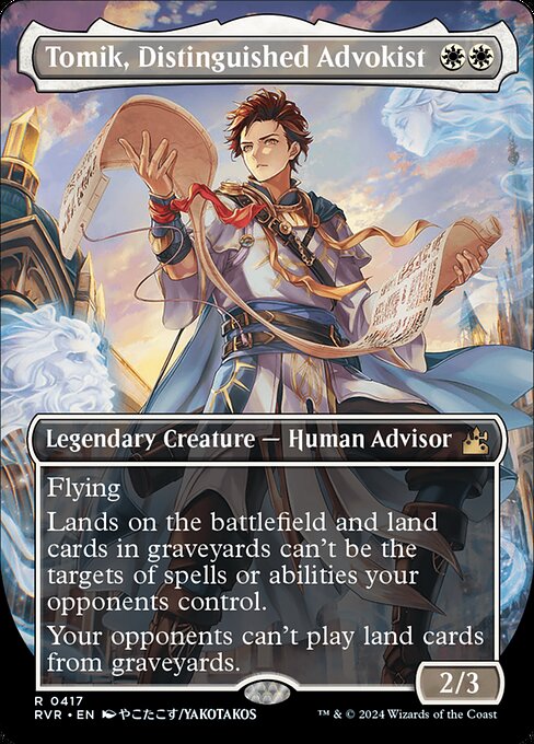 Tomik, Distinguished Advokist (Anime Borderless) - Ravnica Remastered