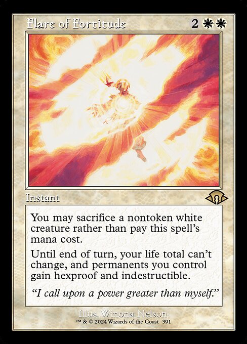 Flare of Fortitude (Retro Frame) - Modern Horizons 3