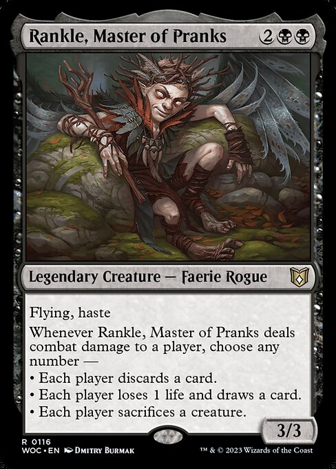 Rankle, Master of Pranks - Commander: Wilds of Eldraine