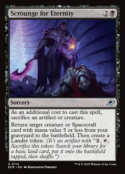 Scrounge for Eternity - Edge of Eternities