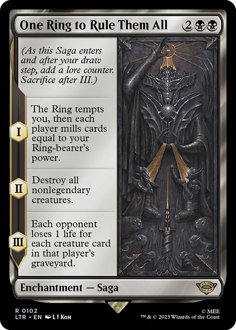 One Ring to Rule Them All - Universes Beyond: The Lord of the Rings: Tales of Middle-earth