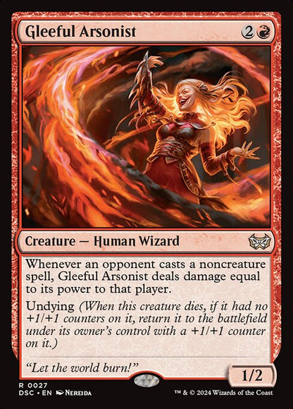 Gleeful Arsonist - Commander: Duskmourn: House of Horror