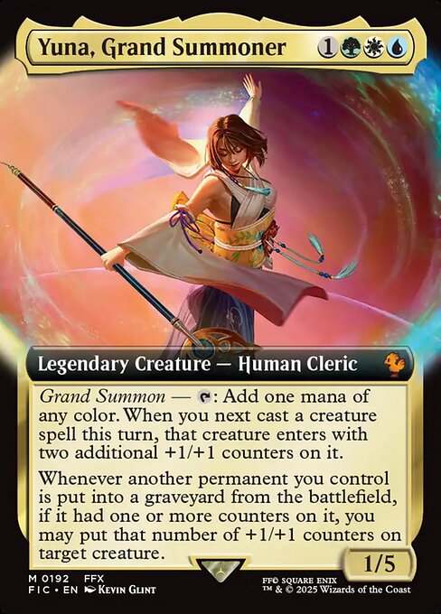 Yuna, Grand Summoner (Extended Art) - Commander: FINAL FANTASY
