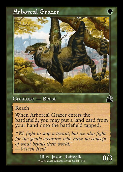 Arboreal Grazer (Retro Frame) (Foil) - Ravnica Remastered