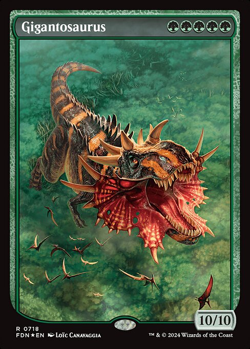 Gigantosaurus (Full Art) - Foundations