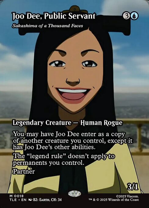 Joo Dee, Public Servant - Sakashima of a Thousand Faces (Borderless) - Avatar: The Last Airbender: Eternal-Legal