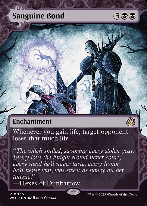 Sanguine Bond (Foil) - Wilds of Eldraine: Enchanting Tales